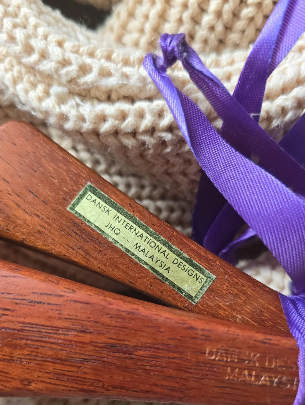 Rare MCM Design Vintage Jens Quistgaard Dansk Wooden Salad Server Tongs Teak 13